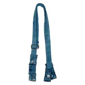 Adjustable Jean Shoulder Strap ~ Glacier