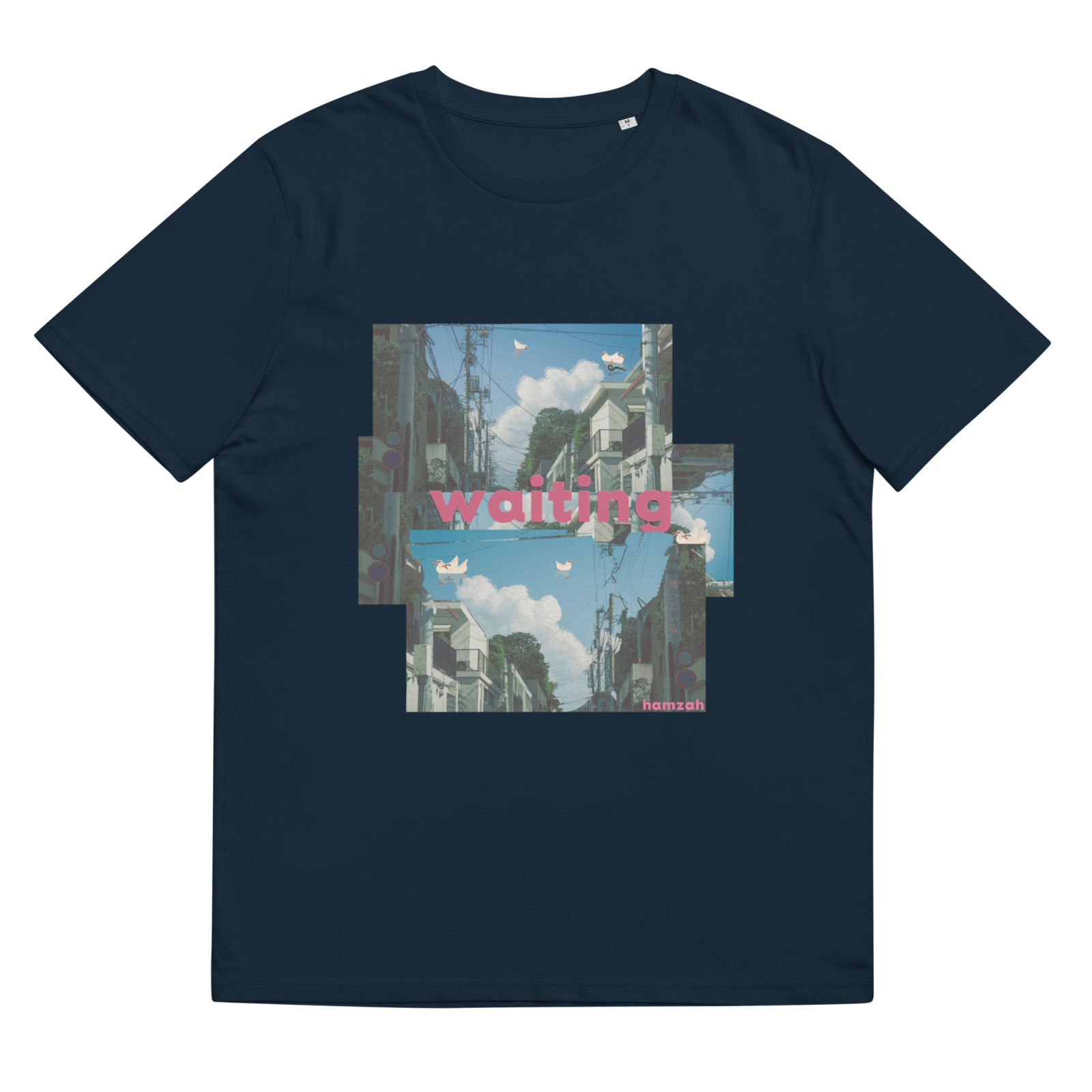 unisex-organic-cotton-t-shirt-french-navy-front-659cbf445c2a8